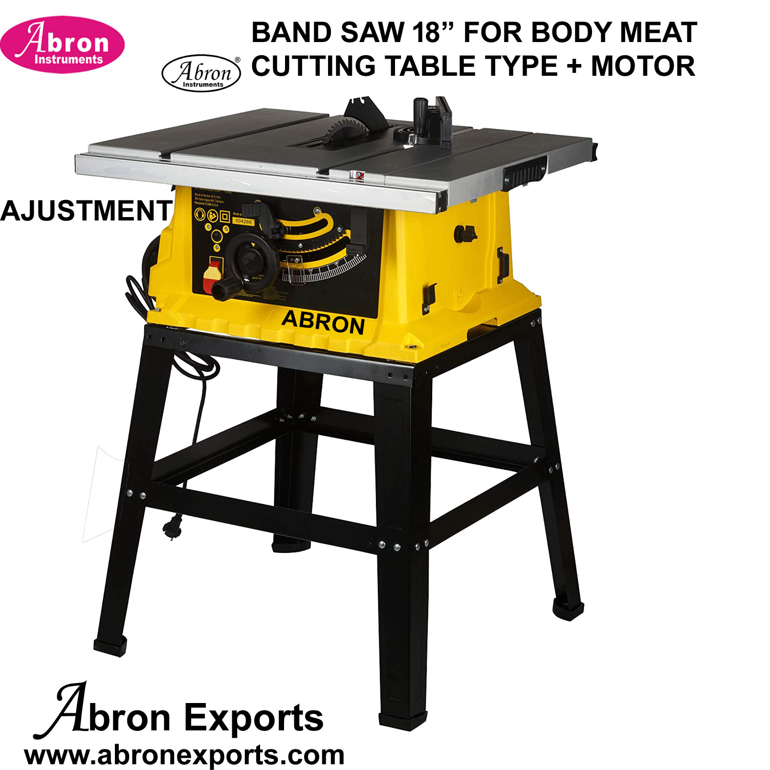Band saw 10 inch medical college body parts cutting parts demo By abron ABM-7500BS10